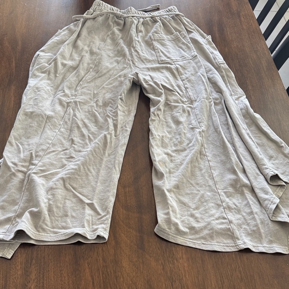 Easel Cream Wide Leg Pants - Picture 5 of 5